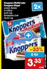 Knoppers Waffel oder Knoppers Riegel von Knoppers im aktuellen Netto Marken-Discount Prospekt für 2,49 €