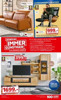 Sofa im Segmüller Prospekt "100 JAHRE SEGMÜLLER" mit 48 Seiten (Augsburg)