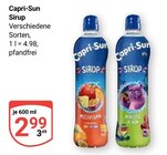 Sirup Multivitamin Angebote von Capri-Sun bei GLOBUS Bruchsal für 2,99 €