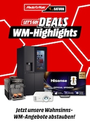 Der aktuelle MediaMarkt Saturn Prospekt: LET'S GO! DEALS WM-Highlights