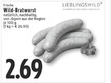 Frische Wild-Bratwurst Angebote von Lieblingswild bei EDEKA Velbert für 2,69 €