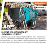 SCHLAUCHWAGEN-SET âCLEVERROLL S CLASSICâ im OBI Prospekt SCHLAUCHWAGEN-SET âCLEVERROLL S CLASSICâ von GARDENA im aktuellen OBI Prospekt fĂŒr 49,99 âŹ