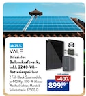 ALDI SÜD - Bifaziales Balkonkraftwerk, inkl. 2240-Wh-Batteriespeicher Angebot im Prospekt Bifaziales Balkonkraftwerk, inkl. 2240-Wh-Batteriespeicher bei ALDI SÜD im Prospekt "" für 899,00 €