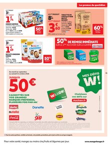 Promotion Nestlé dans le prospectus Auchan Hypermarché, valable du 22/09/2026 au 04/10/2026 Promo Nestlé dans le catalogue Auchan Hypermarché du moment à la page 41