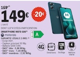 Smartphone Moto G06 - MOTOROLA - E.Leclerc à Bergerac Smartphone Moto G06 - MOTOROLA en promo chez E.Leclerc Bergerac à 149,00 €