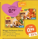 Aktuelles Delikatess Sauce Rahm-Sauce Angebot bei tegut in Heidelberg ab 0,79 €