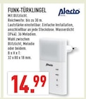 Marktkauf Bad Salzuflen - FUNK-TÜRKLINGEL Angebot im Prospekt FUNK-TÜRKLINGEL bei Marktkauf im Bad Salzuflen Prospekt für 14,99 €