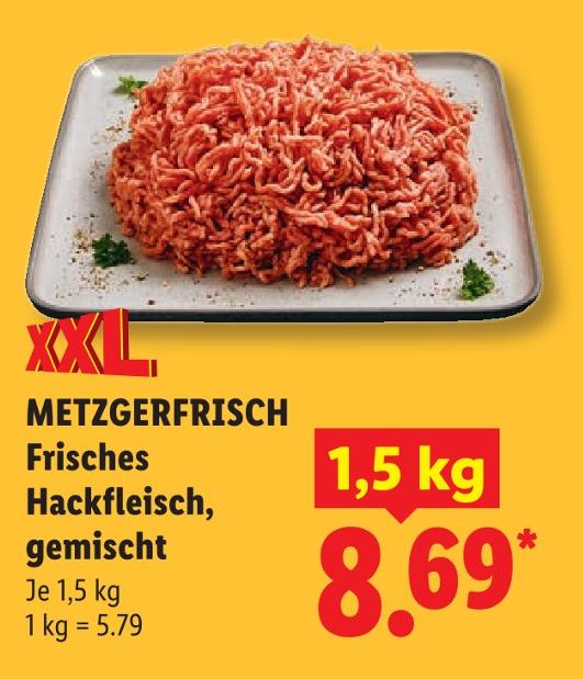 Frisches Hackfleisch, gemischt