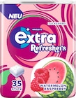 Kaugummi Refreshers Watermelon Raspberry, zuckerfrei von EXTRA für 2,95 € bei dm-drogerie markt im Angebot Kaugummi Refreshers Watermelon Raspberry, zuckerfrei von EXTRA im aktuellen dm-drogerie markt Prospekt