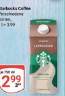 Cappuccino im Angebot bei GLOBUS in Amberg Cappuccino Angebote von Starbucks Coffee bei GLOBUS Amberg für 2,99 €