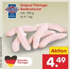 Original Thüringer Rostbratwurst von Wolf für 4,49 € bei Netto Marken-Discount im Angebot Original Thüringer Rostbratwurst von Wolf im aktuellen Netto Marken-Discount Prospekt