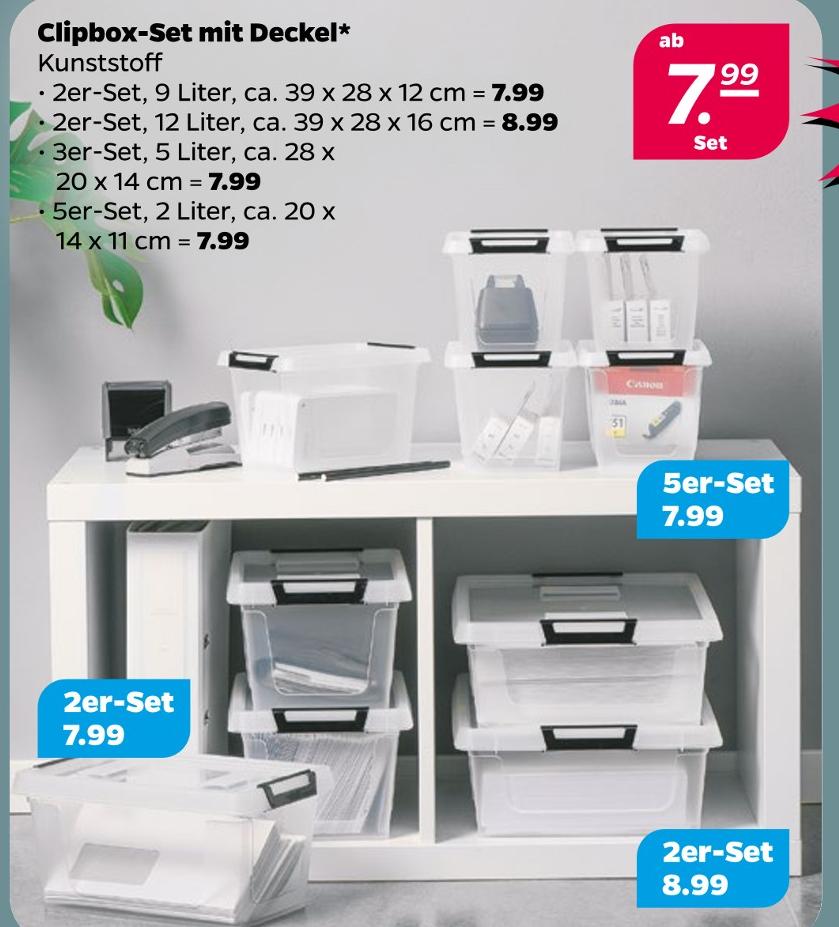 Clipbox-Set mit Deckel