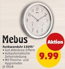 Funkwanduhr von Mebus für 9,99 € bei Penny im Angebot Funkwanduhr von Mebus im aktuellen Penny Prospekt