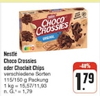 Choco Crossies oder Choclaït Chips Angebote von Nestlé bei nah und gut Bautzen für 1,79 €