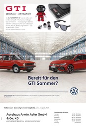 Volkswagen Prospekt für Altenberg: "Mehr Platz. Mehr Möglichkeiten.", 1 Seite, 01.06.2026 - 31.08.2026