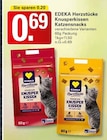 Herzstücke Knusperkissen Katzensnacks im Angebot bei WEZ in Minden Herzstücke Knusperkissen Katzensnacks Angebote von EDEKA bei WEZ Minden für 0,69 €