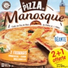 Promo Pizza 3 fromages la pizza de manosque à 10,50 € dans le catalogue Supeco ""