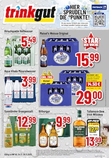 Whiskey im Trinkgut Prospekt "Aktuelle Angebote" mit 8 Seiten (Heidelberg)