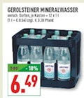 Mineralwasser im Angebot bei Marktkauf in Gütersloh Mineralwasser Angebote von Gerolsteiner bei Marktkauf Gütersloh für 6,49 €