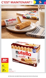 Promos Nutella dans le catalogue "LE MOIS MONOPOLY" de Carrefour Nutella en promo dans le catalogue Carrefour à la page 3