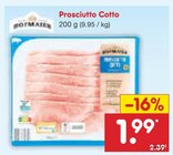 Prosciutto Cotto im Angebot bei Netto Marken-Discount in Bremerhaven Prosciutto Cotto Angebote von Botmarka bei Netto Marken-Discount Bremerhaven für 1,99 €
