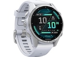fenix® 8 - 43 mm AMOLED Smartwatch Edelstahl Silikon, 20 mm, Steinweiß von GARMIN im aktuellen MediaMarkt Saturn Prospekt für 689,99 €
