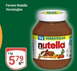 Nutella Vorratsglas Angebote von Ferrero bei GLOBUS Rostock für 5,79 €