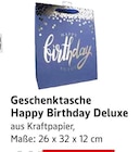 Geschenktasche Happy Birthday Deluxe Angebote bei E center Filderstadt für 1,00 €