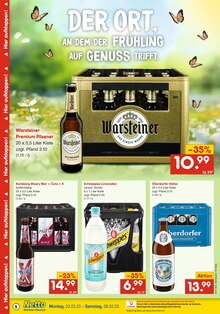 Bier im Netto Marken-Discount Prospekt "DER ORT, AN DEM DU IMMER AUSGEZEICHNETE PREISE FINDEST." mit 6 Seiten (Wetzlar)