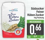 Feiner Rüben Zucker im Angebot bei E center in Rosenheim Feiner Rüben Zucker Angebote von Südzucker bei E center Rosenheim für 0,66 €