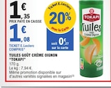 E.Leclerc Orsigny - Promo Tuiles goût crème oignon Promo Tuiles goût crème oignon à 1,08 € dans le catalogue E.Leclerc à Orsigny