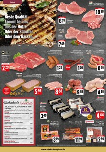 Fleisch im EDEKA Prospekt "Aktuelle Angebote" mit 8 Seiten (Krefeld)
