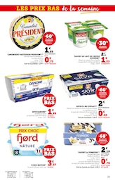 Prix et réduction Yaourt lait de chèvre dans le prospectus Super U en cours Offre Yaourt lait de chèvre dans le catalogue Super U du moment à la page 25