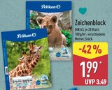 Zeichenblock von Pelikan im aktuellen ALDI Nord Prospekt
