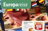 Spanischer Serrano Schinken im Angebot bei REWE in Oberhausen Spanischer Serrano Schinken Angebote bei REWE Oberhausen für 1,99 €