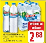 Mineralwasser Medium von Vitrex für 2,88 € bei EDEKA im Angebot Mineralwasser Medium von Vitrex im aktuellen EDEKA Prospekt