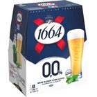 Bière sans alcool - 1664 en promo chez Carrefour Guyancourt à 4,45 €