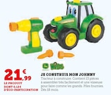 Je construis mon Johnny - Kids en promo à 21,99 € chez Hyper U Je construis mon Johnny - Kids dans le catalogue Hyper U