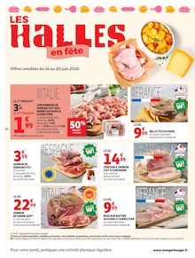 Promotion Oranges dans le prospectus Auchan Hypermarché, valable du 16/06/2026 au 28/06/2026 Promo Oranges dans le catalogue Auchan Hypermarché du moment à la page 20