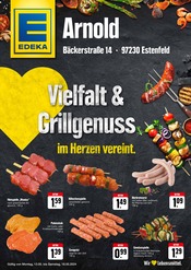 Aktueller EDEKA Supermarkt Prospekt in Randersacker und Umgebung, "Vielfalt & Grillgenuss" mit 2 Seiten, 13.05.2024 - 18.05.2024