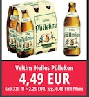Helles Pülleken im Angebot bei Nuck Getränke in Freital Helles Pülleken Angebote von Veltins bei Nuck Getränke Freital für 4,49 €