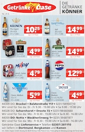Getränke Oase Getränkemärkte Prospekt der aktuellen Woche mit 1 Seite, gültig von 16.03.2026 bis 21.03.2026, in Herne und Umgebung Aktueller Getränke Oase Getränkemärkte Prospekt in Herne und Umgebung, "Aktuelle Angebote" mit 1 Seite, 16.03.2026 - 21.03.2026