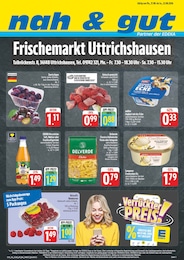 nah und gut Prospekt für Kalbach: "Wir lieben Lebensmittel!", 8 Seiten, 17.08.2026 - 22.08.2026