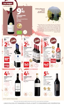 Promotion Vin Bio dans le prospectus Auchan Hypermarché, valable du 25/09/2026 au 11/10/2026 Promo Vin Bio dans le catalogue Auchan Hypermarché du moment à la page 4