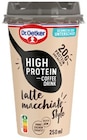 High Protein Latte Macchiato im Angebot bei REWE in Weimar High Protein Latte Macchiato Angebote von Dr. Oetker bei REWE Weimar für 1,49 €