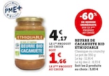 Beurre de cacahuète bio - Ethiquable dans le catalogue Super U