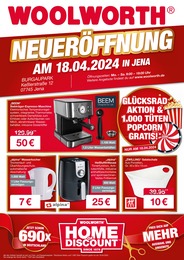 Woolworth Prospekt für Freienorla: "NEUERÖFFNUNG IN JENA!", 12 Seiten, 18.04.2024 - 18.04.2024