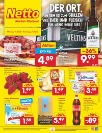 Netto Marken-Discount Prospekt für Aurich mit 45 Seiten Netto Marken-Discount Prospekt für Aurich: "DER ORT, AN DEM ES ZUM GRILLEN VIEL BIER UND FLEISCH FÜR WENIG KOHLE GIBT.", 45 Seiten, 16.05.2022 - 21.05.2022