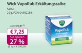 VapoRub Erkältungssalbe im aktuellen Prospekt bei mea - meine apotheke in Tengen
