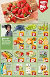 Erdbeeren im REWE Prospekt in Darmstadt Aktueller REWE Prospekt mit Erdbeeren, "Dein Markt", Seite 6